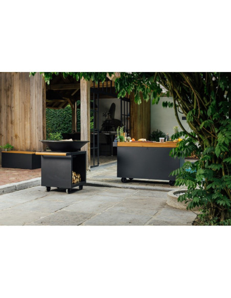 Barbacoa OFYR Classic Almacenaje Black PRO OCSB-100-PRO