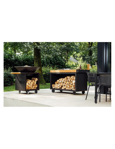 Barbacoa OFYR Classic Almacenaje Black PRO OCSB-100-PRO