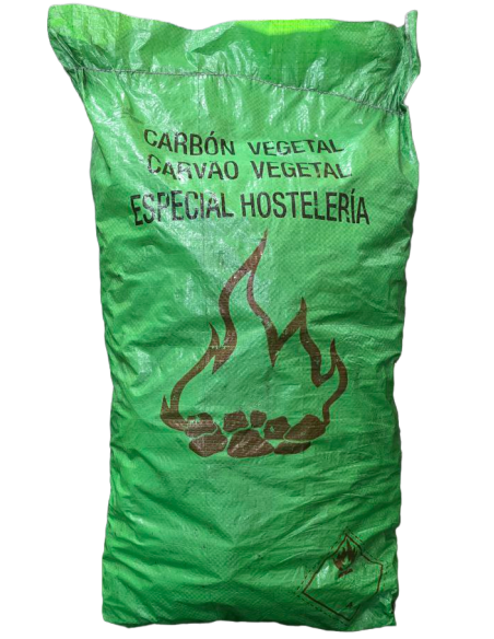 Saco carbón vegetal encina profesional 15 Kg