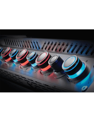 Barbacoa Napoleon Prestige PRO 665 Con Quemador Lateral Y Trasero Infrarrojo Inox