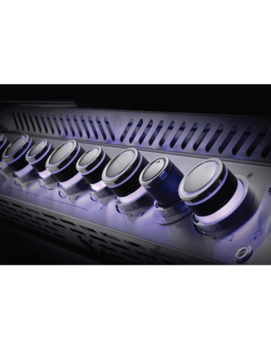 Barbacoa Napoleon Prestige PRO 665 Con Quemador Lateral Y Trasero Infrarrojo Inox