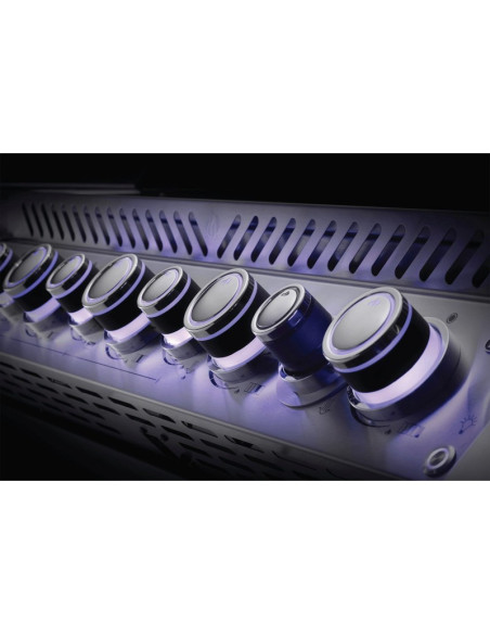 Barbacoa Napoleon Prestige PRO 665 Con Quemador Lateral Y Trasero Infrarrojo Inox