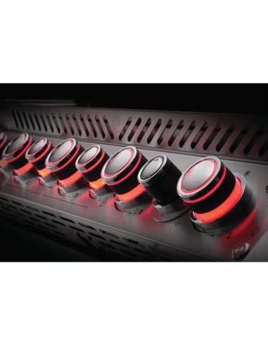 Barbacoa Napoleon Prestige PRO 665 Con Quemador Lateral Y Trasero Infrarrojo Inox