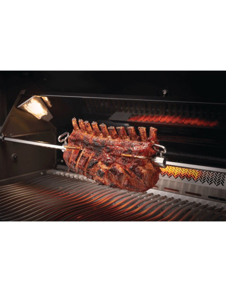 Barbacoa Napoleon Prestige PRO 665 Con Quemador Lateral Y Trasero Infrarrojo Inox