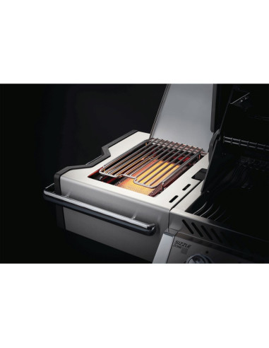 Barbacoa Napoleon Prestige PRO 665 Con Quemador Lateral Y Trasero Infrarrojo Inox