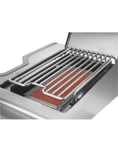 Barbacoa Napoleon Prestige PRO 665 Con Quemador Lateral Y Trasero Infrarrojo Inox