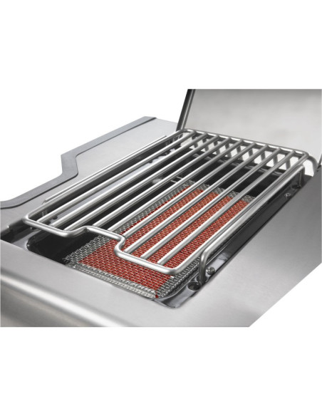 Barbacoa Napoleon Prestige PRO 665 Con Quemador Lateral Y Trasero Infrarrojo Inox