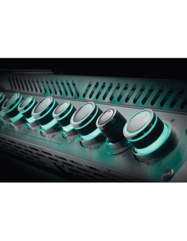 Barbacoa Napoleon Prestige PRO 665 Con Quemador Lateral Y Trasero Infrarrojo Inox