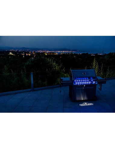 Barbacoa Napoleon Prestige PRO 665 Con Quemador Lateral Y Trasero Infrarrojo Inox