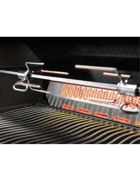 Barbacoa Napoleon Prestige PRO 825 Con Quemador Lateral De Potencia, Quemadores Inferiores Y Traseros Infrarrojos Inox