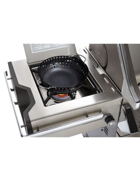 Barbacoa Napoleon Prestige PRO 825 Con Quemador Lateral De Potencia, Quemadores Inferiores Y Traseros Infrarrojos Inox