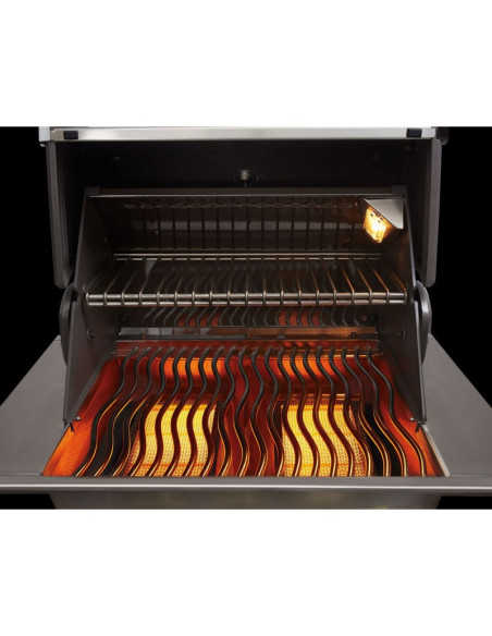 Barbacoa Napoleon Prestige PRO 825 Con Quemador Lateral De Potencia, Quemadores Inferiores Y Traseros Infrarrojos Inox