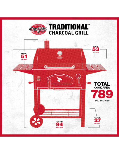 Char-Grill Traditional Charcoal Grill