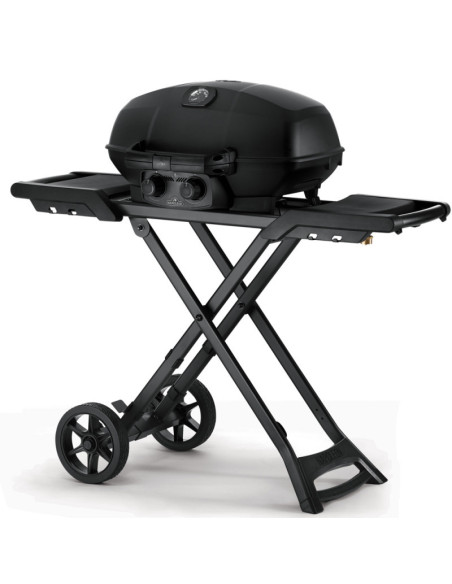Barbacoa Napoleon Phantom TravelQ PRO285X Negro Mate De Gas Con Carro De Tijera Plegable