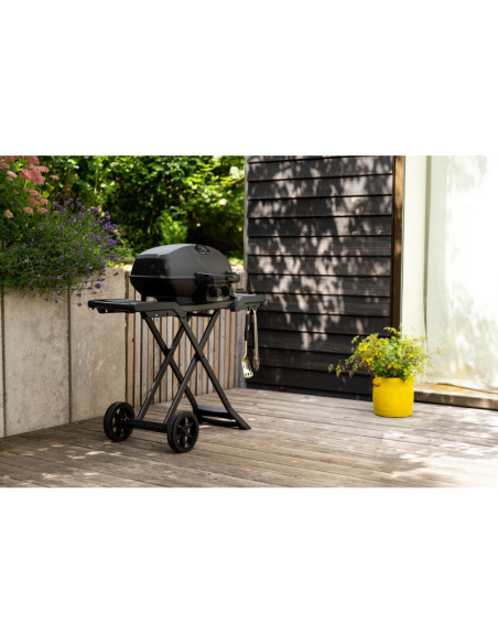 Barbacoa Napoleon Phantom TravelQ PRO285X Negro Mate De Gas Con Carro De Tijera Plegable