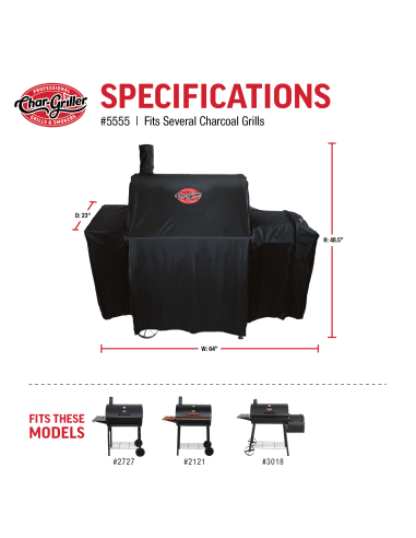 Grill Cover Pro Deluxe y Smokin Pro