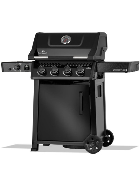 Napoleon Freestyle PRO 425 Negra con Quemador Lateral Sizzle Zone