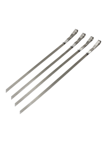 Pinchos De Acero Inoxidable De 4 Piezas