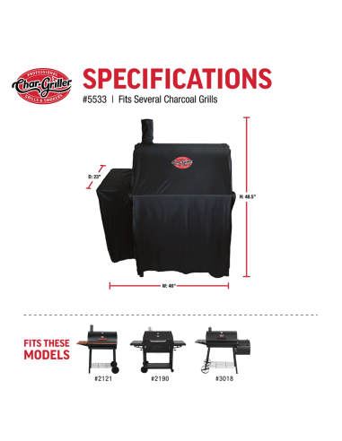 Funda universal para parrilla Char-Griller