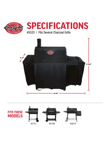 Funda universal para parrilla Char-Griller