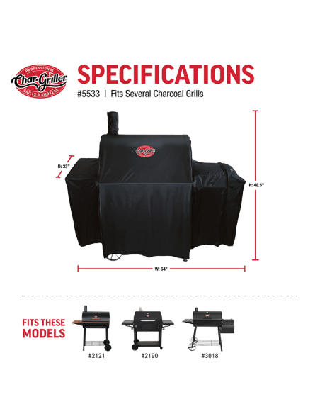 Funda universal para parrilla Char-Griller