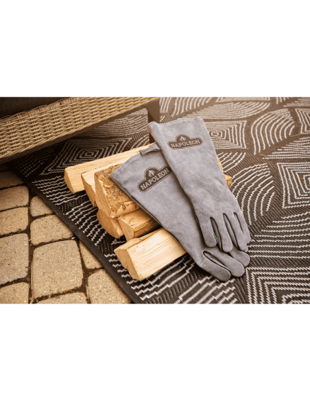 BBQ Guantes De Cuero