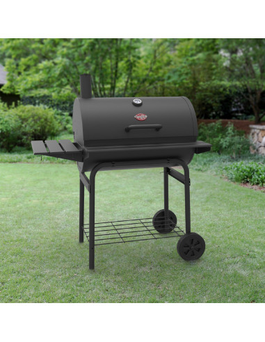 Char-Griller Pro Deluxe Charcoal Barrel Grill