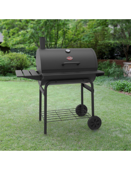 Char-Griller Pro Deluxe Charcoal Barrel Grill