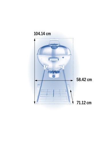 Kettle Carbon premium 57 cm