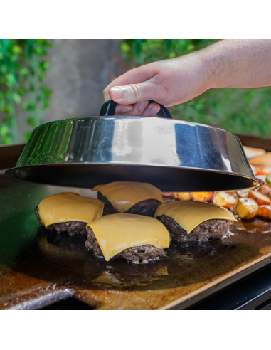 Char-Griller Cúpula Fundidora Flat Iron