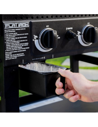 PLANCHA FLAT IRON DE 3 QUEMADORES CHAR GRILLER