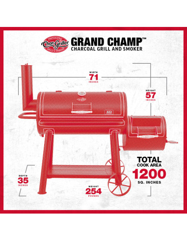 Grand Champ Off Set Smoker And Grill